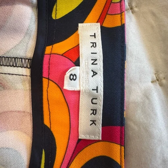 Trina Turk Multicolor High Waist Shorts - Picture 2 of 4